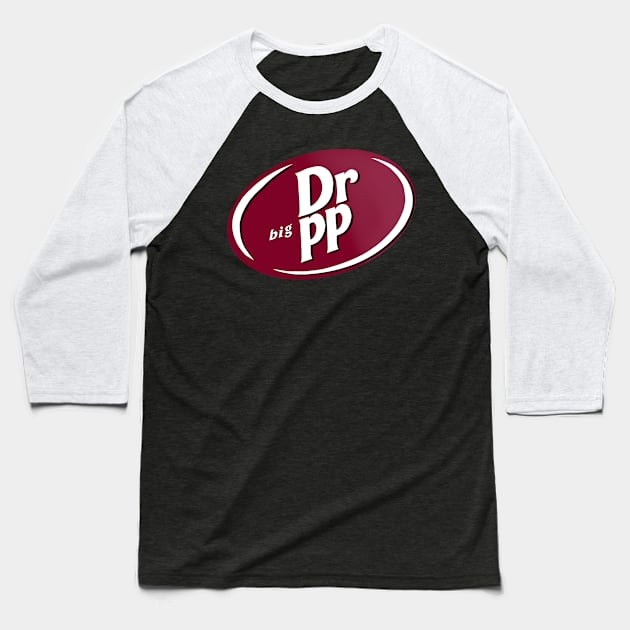 DR BIG PP Baseball T-Shirt by cyaneworks